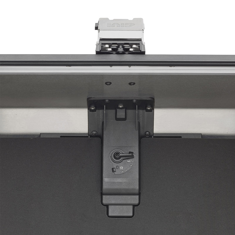 Βαλίτσα κεντρική ασημί 58 lt OBKEV58A EVO monokey χωρίς πιάστρα+κλειδί GIVI