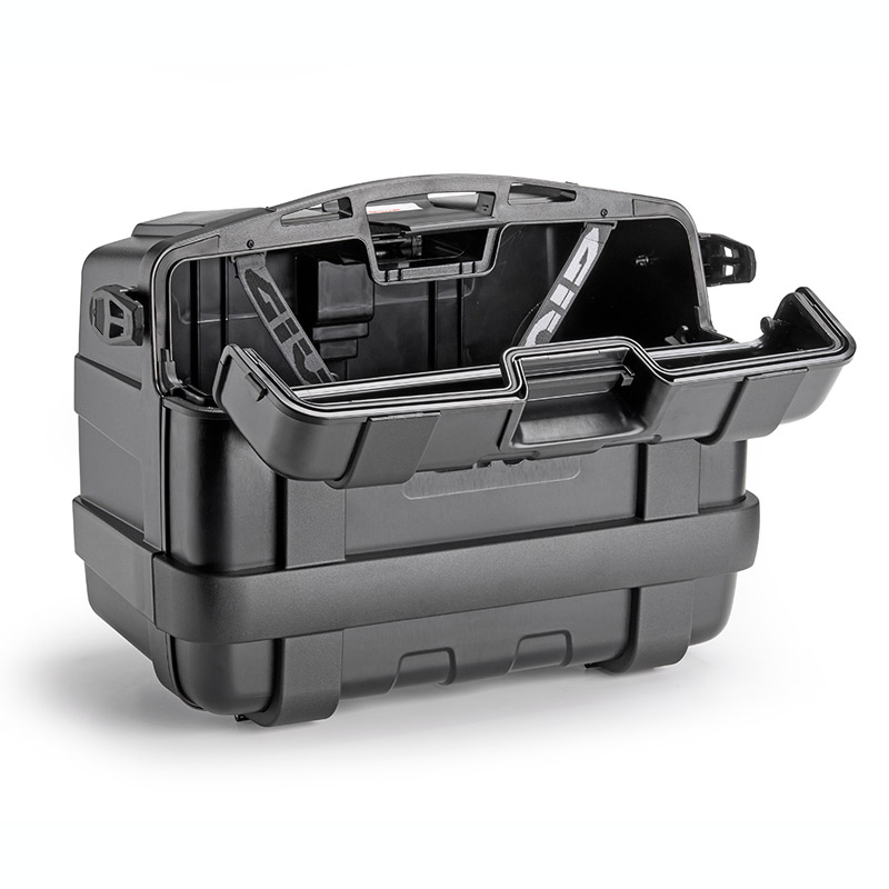 Βαλίτσα 46 λίτρα TRK46BB μαύρη-αλουμινίου LITE monokey χωρίς πιάστρα GIVI