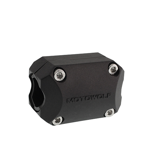 Motowolf Προστατευτικό για Κάγκελα Μοτοσυκλέτας Φ 2.9/2.5/2.3cm Μαύρο 1τμχ