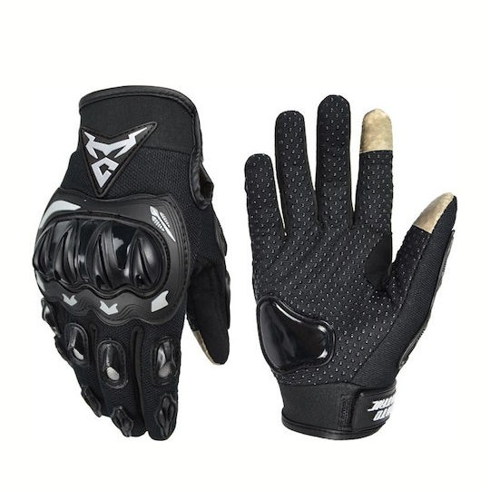 MotoCentric MC-010 Καλοκαιρινά Ανδρικά Γάντια Μηχανής Μαύρα