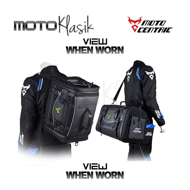 ΣΑΚΙΔΙΟ ΟΥΡΑΣ MOTOCENTRIC CARBON TAIL BAG 46-LT MC-0125 XL ΓΚΡΙ