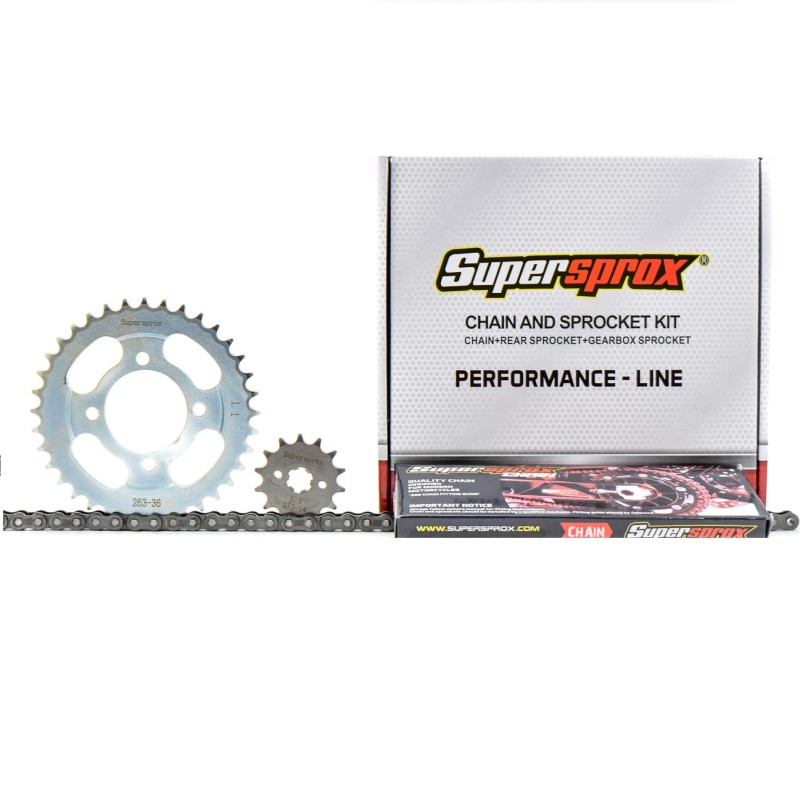 SUPERSPROX KIT Αλυσίδα-Γρανάζια 14/36 428H X 100L C100GRAND,NF100SUPRA,SPRINTER125,DY125