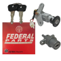 Κλειδαριές Κομπλέ Σετ FEDERAL (Γεν.&Σέλας) YAMAHA CRYPTON115'04