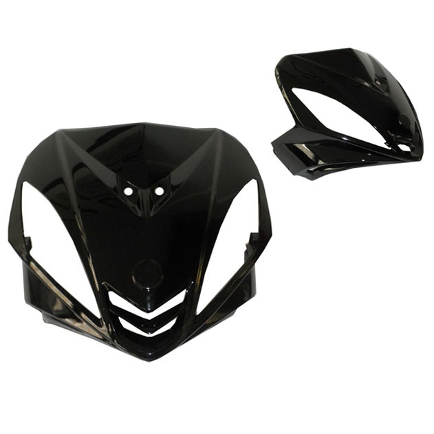 Μάσκα Ποδιάς-Φλας Μαύρη YAMAHA CRYPTONX-135