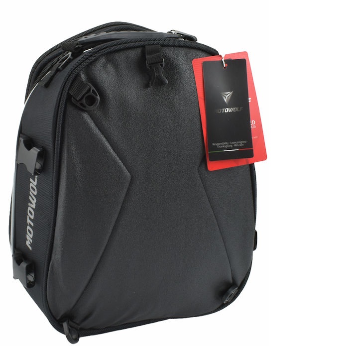 Σάκος Ουράς Μοτοσυκλέτας Motowolf - Μαύρο