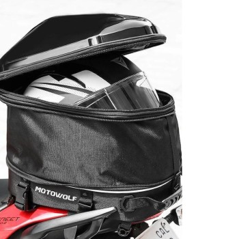 Σάκος Ουράς Μοτοσυκλέτας Motowolf - Μαύρο