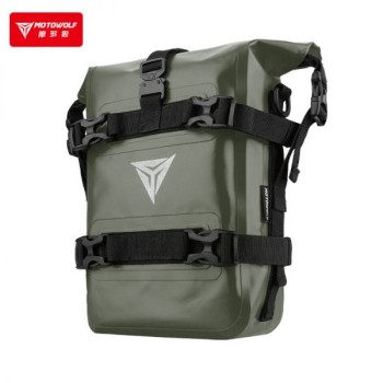 Motowolf MDL0715 Σαμάρι Μοτοσυκλέτας 8lt σε Χακί Χρώμα (1τμχ)