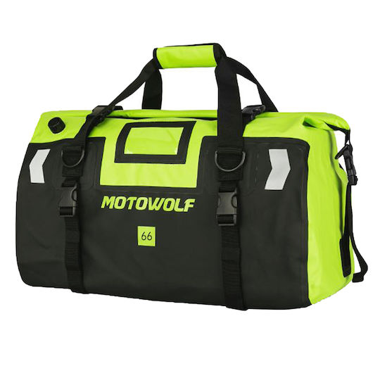 Στεγανός Σάκος 66l Motowolf – Μαύρος Κίτρινος
