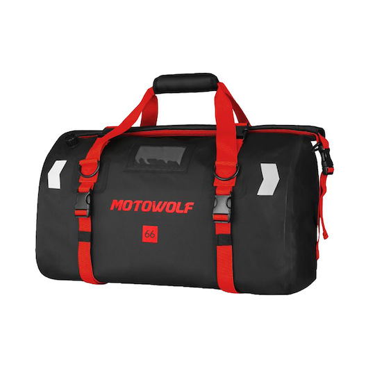 Στεγανός Σάκος 66l Motowolf – Κόκκινος