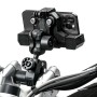 Motowolf Βάση Κινητού Μοτοσυκλέτας με Ενσωματωμένη Bάση για Action Camera