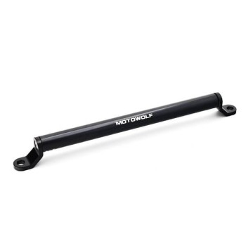 Motowolf Ρυθμιζόμενη Μπάρα Μοτοσυκλέτας για το Τιμόνι Αλουμινίου Μαύρη