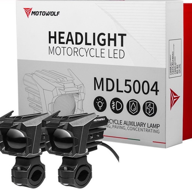 Motowolf Προβολάκια Μοτοσυκλέτας LED MDL5004