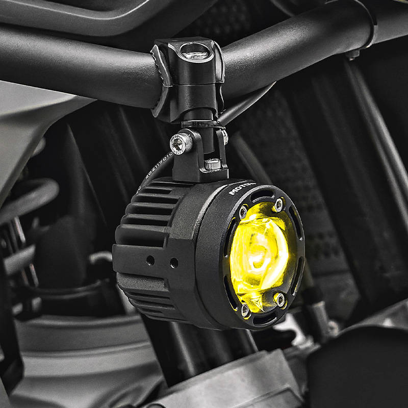 Motowolf Προβολάκια Μοτοσυκλέτας LED 70W 6000k-3000k MDL5006 με Διακόπτη Μαύρο