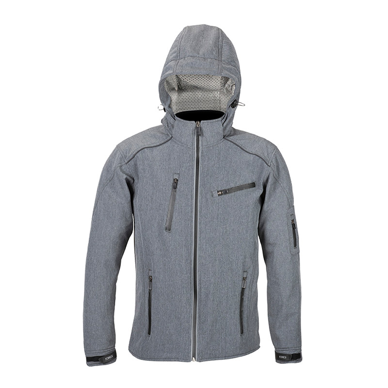 4Square Μπουφάν Μηχανής Soft Ανδρικό Χειμερινό γκρι