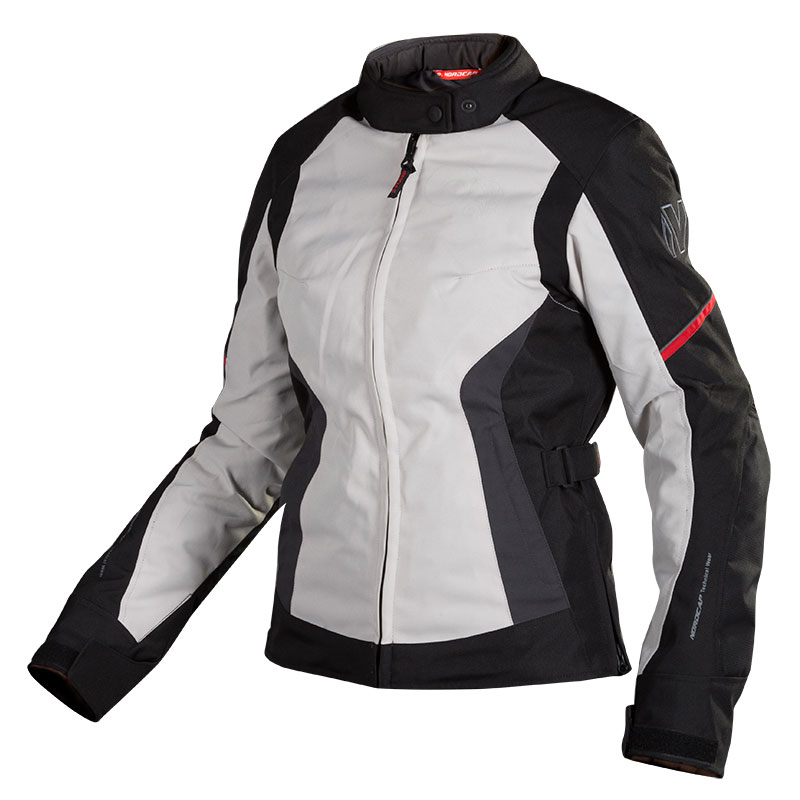 Nordcode Μπουφάν Μηχανής Glory II Γυναικείο Χειμερινό Μαύρο-γκρί