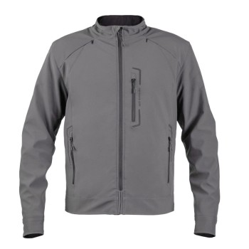 Nordcode Μπουφάν Μηχανής Polo oversize Softshell EN1621 Ανδρικό Χειμερινό Γκρι