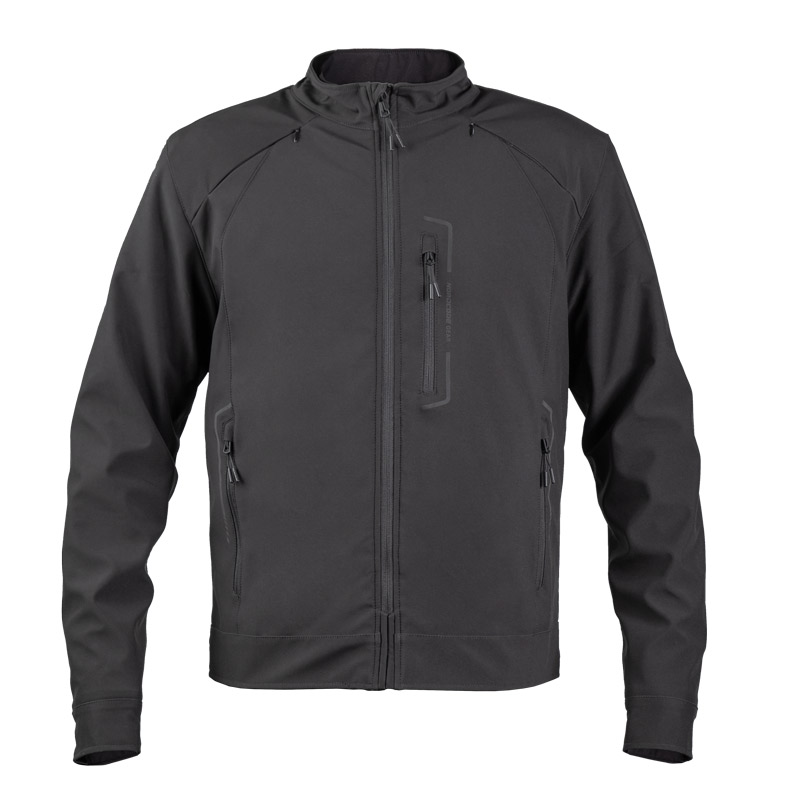 Nordcode Μπουφάν Μηχανής Polo oversize Softshell EN1621 Ανδρικό Χειμερινό Μαύρο