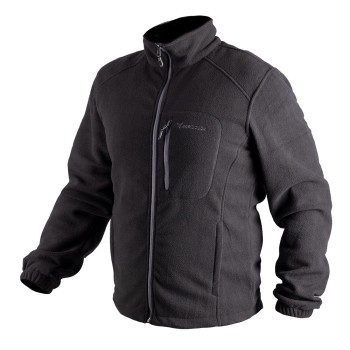 Nordcode Μπουφάν Μηχανής Husky Ανδρικό Χειμερινό Fleece Μαύρο