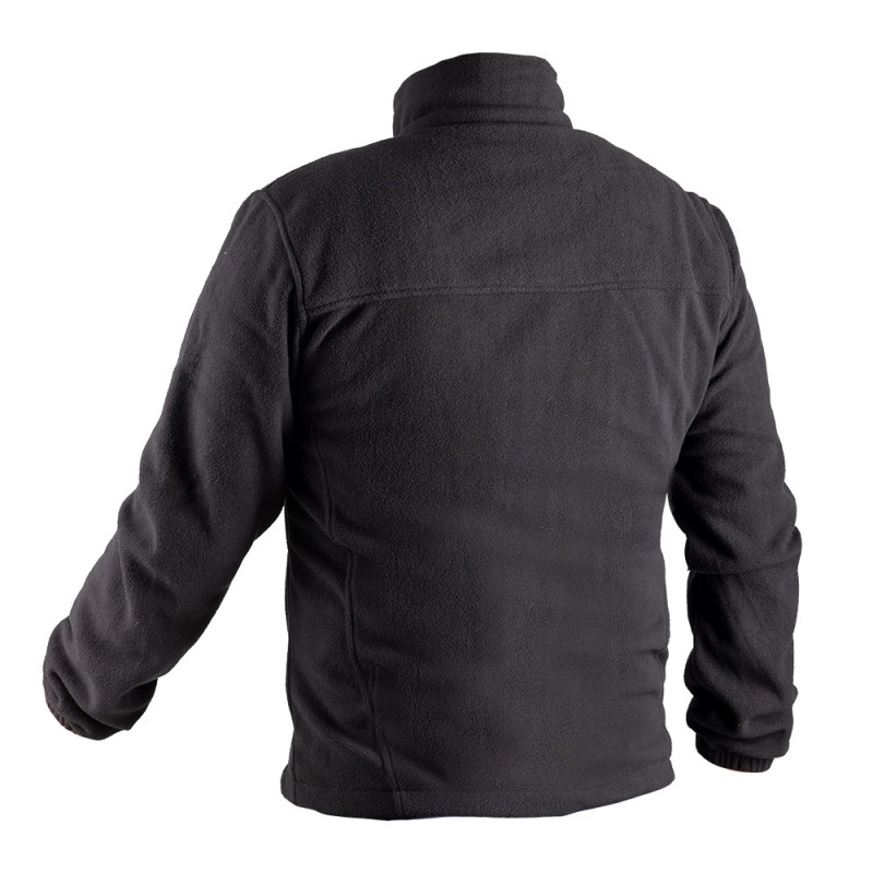 Nordcode Μπουφάν Μηχανής Husky Ανδρικό Χειμερινό Fleece Μαύρο