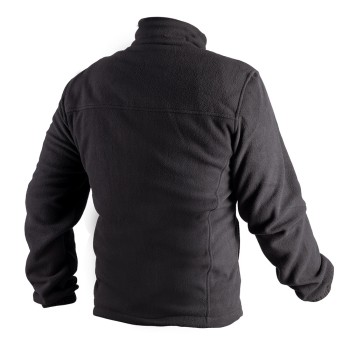 Nordcode Μπουφάν Μηχανής Husky Ανδρικό Χειμερινό Fleece Μαύρο