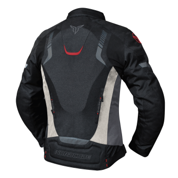 Nordcode Μπουφάν Μηχανής Amazon Γυναικείο Χειμερινό μαύρο-γκρι