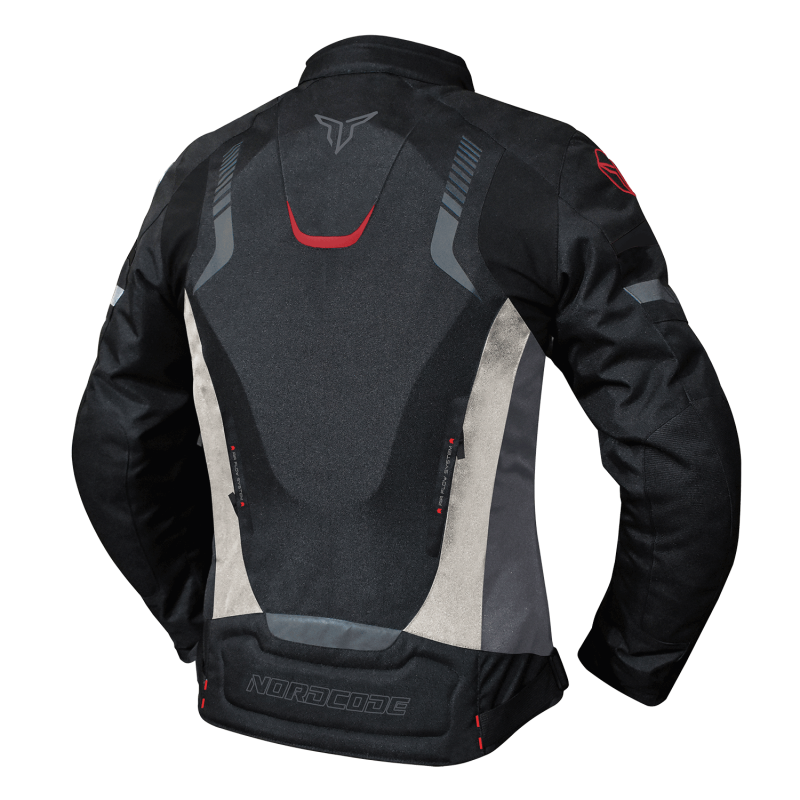 Nordcode Μπουφάν Μηχανής Amazon Γυναικείο Χειμερινό μαύρο-γκρι