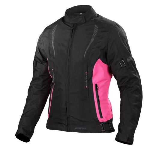 Nordcode Μπουφάν Μηχανής Amazon Γυναικείο Χειμερινό μαύρο/ροζ