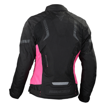 Nordcode Μπουφάν Μηχανής Amazon Γυναικείο Χειμερινό μαύρο/ροζ