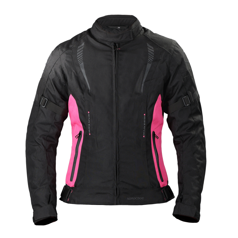 Nordcode Μπουφάν Μηχανής Amazon Γυναικείο Χειμερινό μαύρο/ροζ