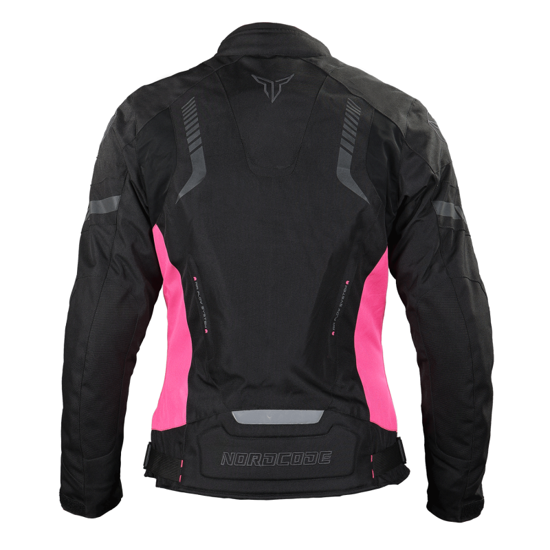 Nordcode Μπουφάν Μηχανής Amazon Γυναικείο Χειμερινό μαύρο/ροζ