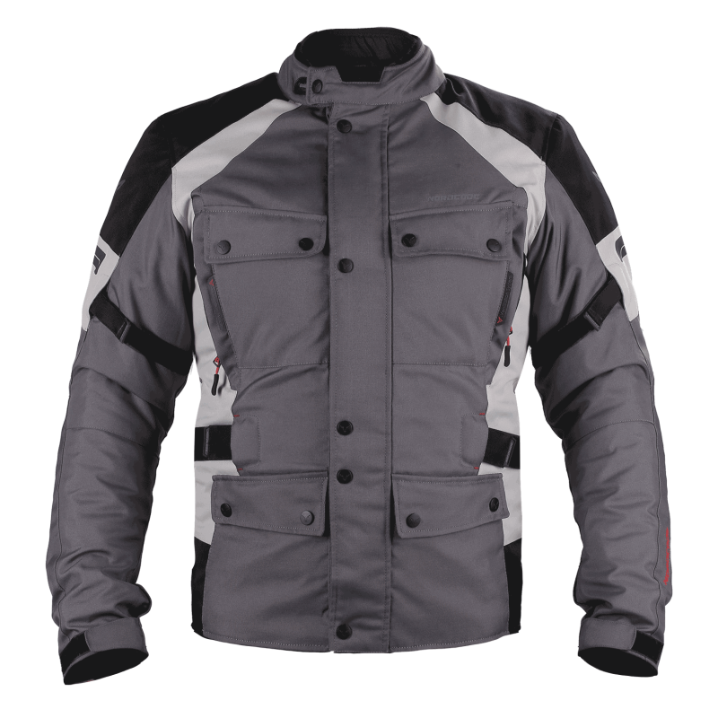 Nordcode Μπουφάν Μηχανής Horizon Ανδρικό Χειμερινό Μαύρο Dark γκρί- μαύρο