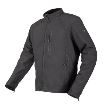 Nordcode Μπουφάν Μηχανής Polo Softshell EN1621 Ανδρικό Χειμερινό Μαύρο