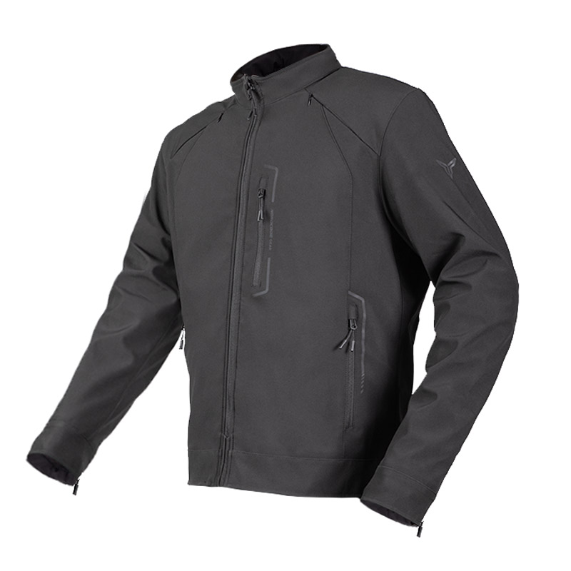 Nordcode Μπουφάν Μηχανής Polo Softshell EN1621 Ανδρικό Χειμερινό Μαύρο