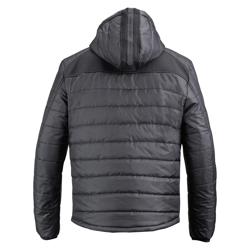 Nordcode Μπουφάν Μηχανής Quartz oversize Ανδρικό Χειμερινό Μαύρο