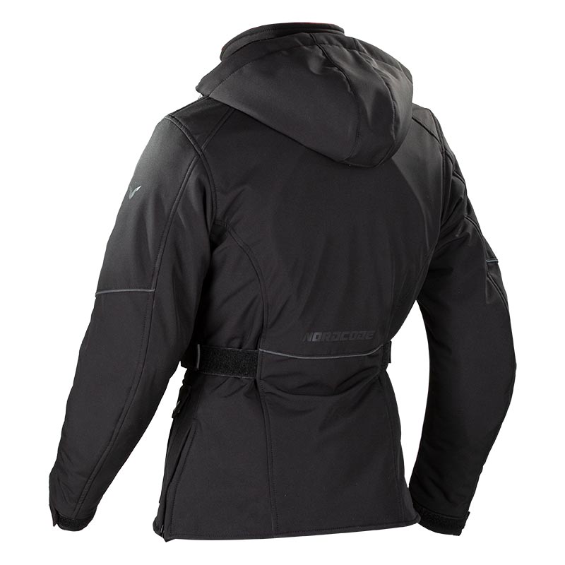 Nordcode Μπουφάν Μηχανής Zeta Γυναικείο Χειμερινό Mαύρο