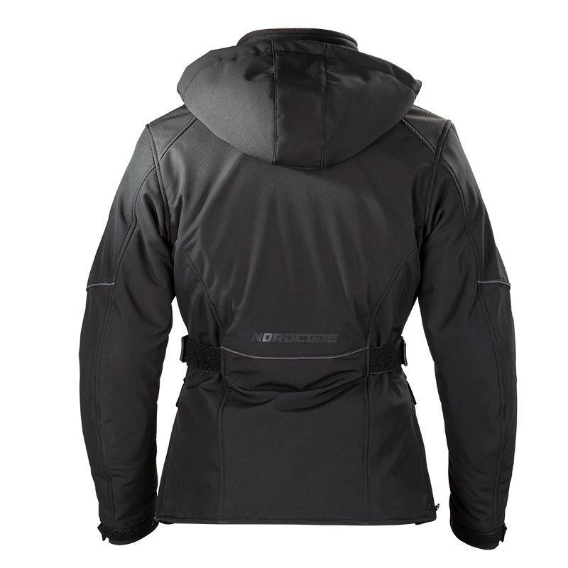 Nordcode Μπουφάν Μηχανής Zeta Γυναικείο Χειμερινό Mαύρο