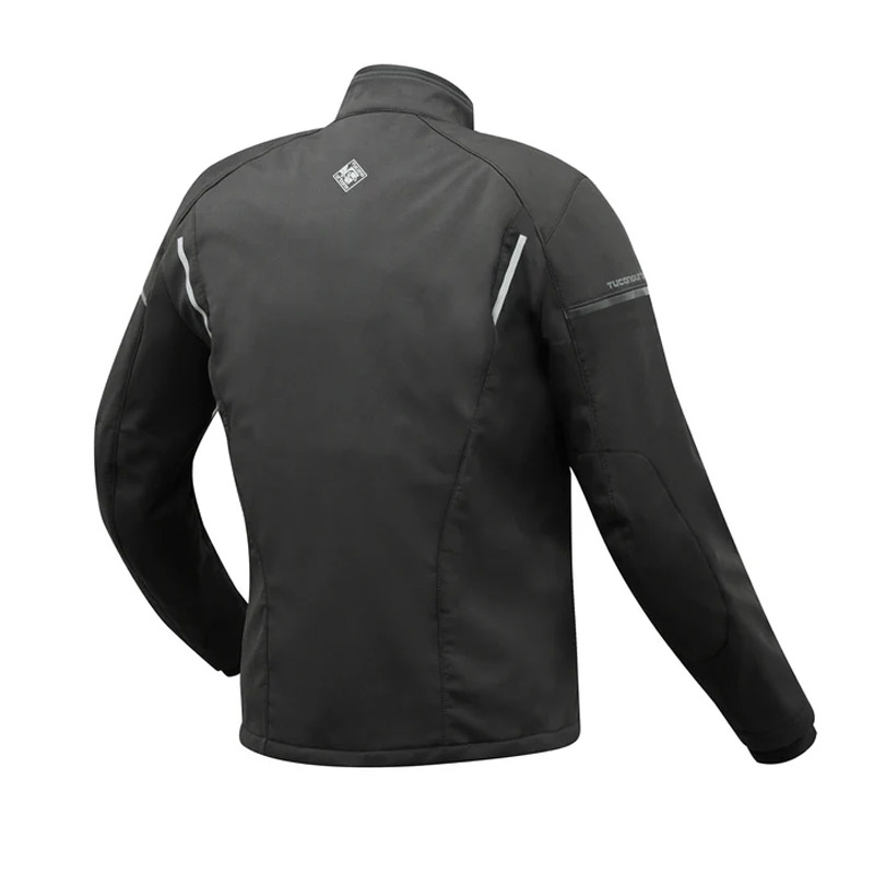 Tucano Urbano Μπουφάν Μηχανής Ovetto CE WD Ανδρικό Χειμερινό Μαύρο