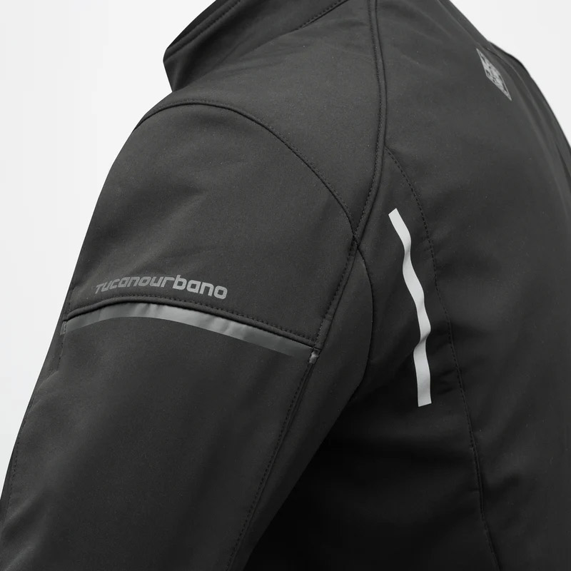 Tucano Urbano Μπουφάν Μηχανής Ovetto CE WD Ανδρικό Χειμερινό Μαύρο