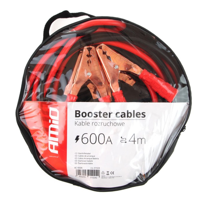 ΡΕΥΜΑΤΟΔΟΤΕΣ 600A 4m (ΚΑΛΩΔΙΑ ΦΟΡΤΙΣΗΣ ΜΠΑΤΑΡΙΑΣ)