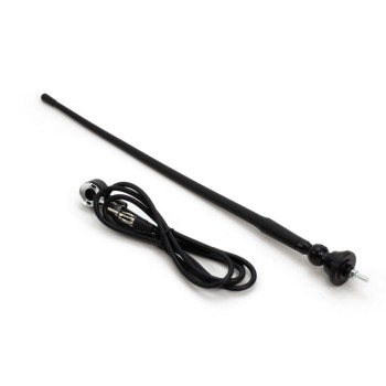 ΚΕΡΑΙΑ ΟΡΟΦΗΣ ΜΑΥΡΗ 34cm Φ5mm ΜΕ ΚΑΛΩΔΙΟ 1,4m