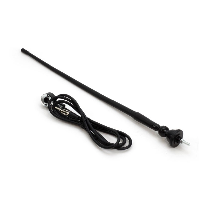 ΚΕΡΑΙΑ ΟΡΟΦΗΣ ΜΑΥΡΗ 34cm Φ5mm ΜΕ ΚΑΛΩΔΙΟ 1,4m