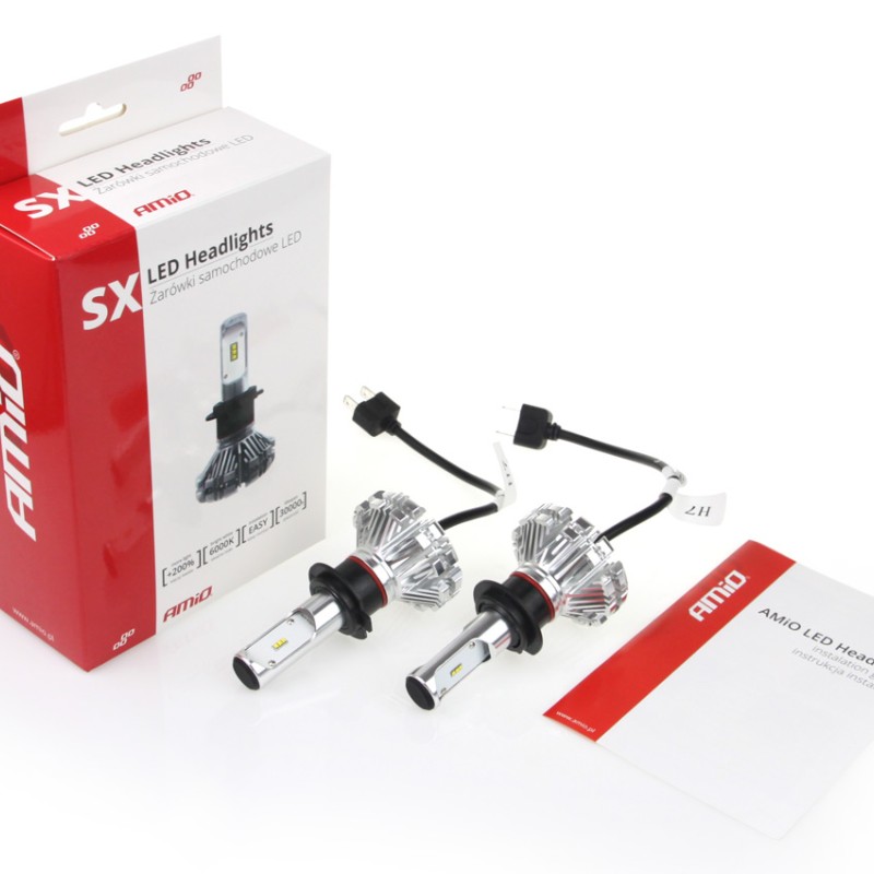 H7 SX SERIES 6/18V 40W 6.000K 3.200lm LED (ΜΕ ΨΥΚΤΡΑ - ΧΩΡΙΣ ΑΝΕΜΙΣΤΗΡΑΚΙ) 2ΤΕΜ.