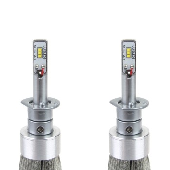 H1 RS+ SLIM SERIES 12-36V 50W 6000K 3500lm +200% LUXEON ZES LED CAN-BUS (ΨΥΚΤΡΑ ΛΕΠΙΔΕΣ ΦΤΕΡΟΥ) AMiO - 2 ΤΕΜ.