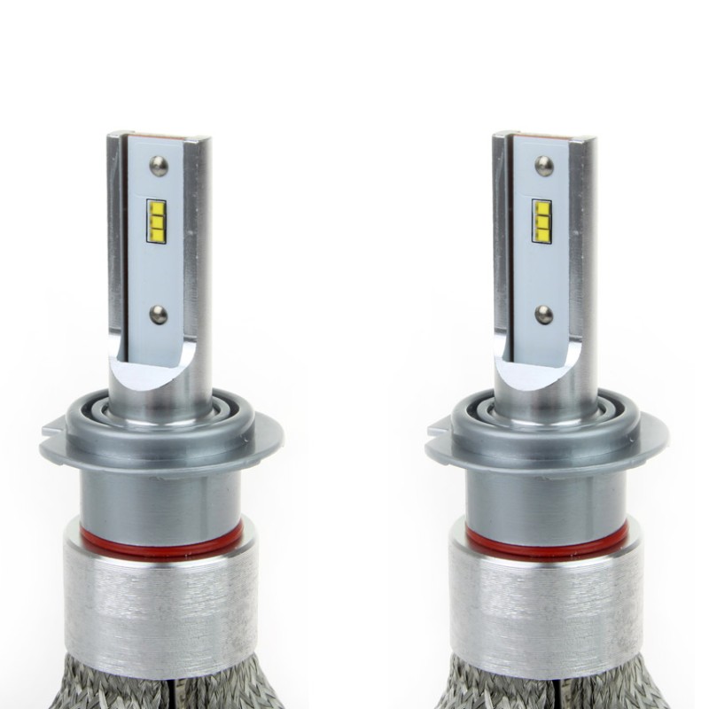 H7 RS+ SLIM SERIES 12-36V 50W 6000K 3500lm +200% LUXEON ZES LED CAN-BUS (ΨΥΚΤΡΑ ΛΕΠΙΔΕΣ ΦΤΕΡΟΥ) AMiO - 2 ΤΕΜ.