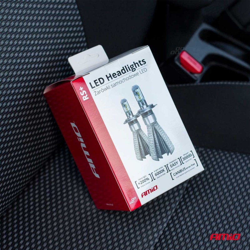 H8/H9/H11 RS+ SERIES 12-36V 50W 6000K 3500lm +200% LED CAN-BUS (ΨΥΚΤΡΑ ΛΕΠΙΔΕΣ ΦΤΕΡΟΥ) ΑΜΙΟ - 2ΤΕΜ