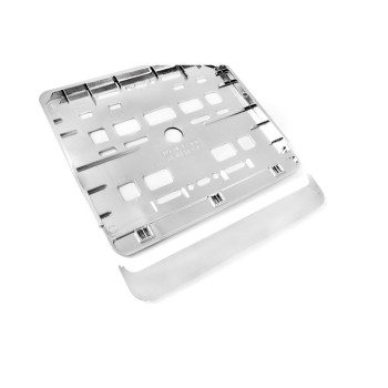 ΠΛΑΣΤΙΚΟ ΠΛΑΙΣΙΟ ΠΙΝΑΚΙΔΑΣ MOTO (ΑΣΗΜΙ/ΥΦΗ ΜΕΤΑΛΛΙΚΗ) AMiO - 1 ΤΕΜ.