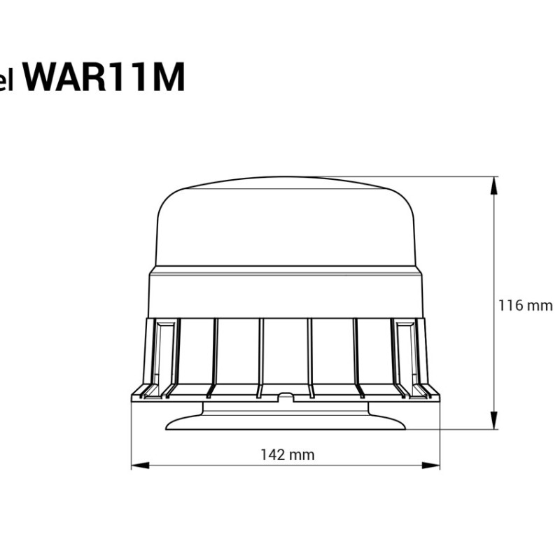 ΦΑΡΟΣ W01M 12/24V ΠΟΡΤΟΚΑΛΙ 39xSMD LED ΜΑΓΝΗΤΙΚΟΣ/ΒΙΔΩΤΟΣ ΜΕ ΦΙΣ ΑΝΑΠΤΗΡΑ 142x116mm