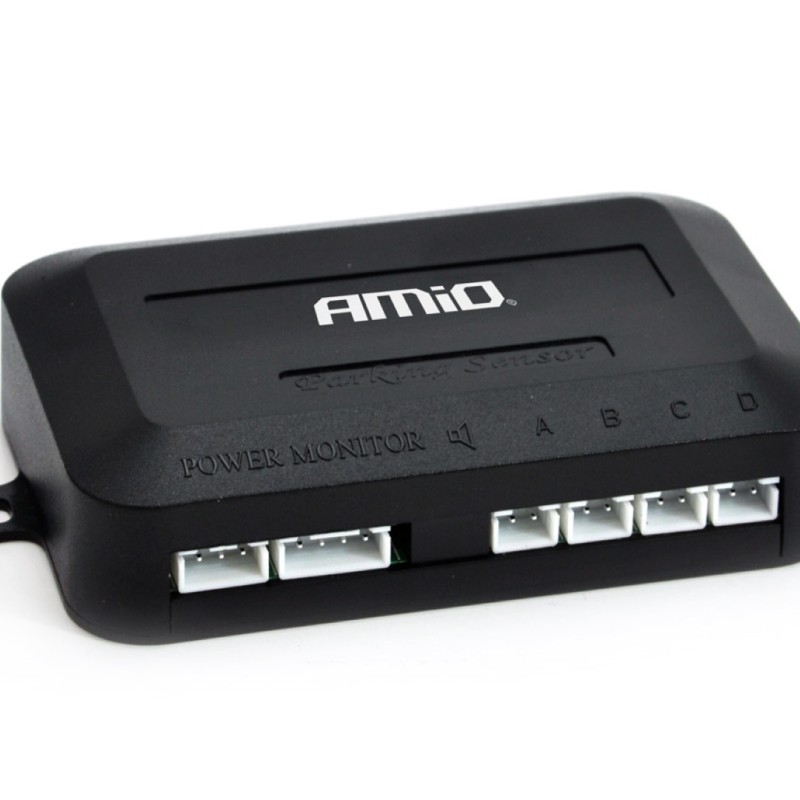 ΣΥΣΤΗΜΑ ΠΑΡΚΑΡΙΣΜΑΤΟΣ 12V ΜΕ 4 ΔΙΑΙΡΟΥΜΕΝΟΥΣ ΑΙΣΘΗΤΗΡΕΣ GOLD (ΜΑΥΡΟ) 18mm ΚΑΙ BUZZER (ΜΟΝΟ ΗΧΟΣ) ΑΜΙΟ - 1 ΤΕΜ.