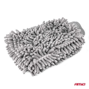 ΓΑΝΤΙ ΠΛΥΣΙΜΑΤΟΣ ΜΙΚΡΟΦΙΜΠΡΑ ΓΚΡΙ AMIO - 1 ΤΕΜ.