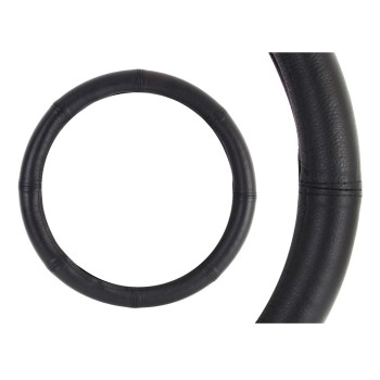 ΚΑΛΥΜΜΑ ΤΙΜΟΝΙΟΥ ΔΕΡΜΑΤΙΝΟ 37-39CM ΜΑΥΡΟ AMiO - 1 ΤΕΜ.